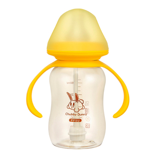 丘比兔进口新生儿标准口径ppsu婴儿奶瓶宝宝奶瓶婴儿防胀气奶瓶