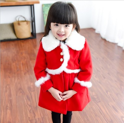 儿童圣诞节服装圣诞老人装扮服装女童表演服装男童圣诞服饰演出服