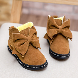 2015秋冬季新款女童鞋儿童中小童短靴子童靴冬靴皮靴潮1-2-3-5岁