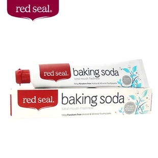 新西兰Red Seal红印小苏打牙膏100g 强效洁净去口臭牙垢美白亮白