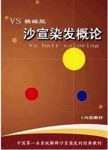包邮沙宣染发概论 染发色彩基础理论调色彩三原色教材书 内部资料