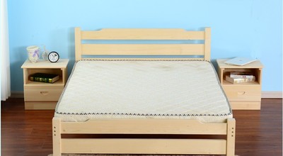 特价包邮 实木双人床1.51.8纯松木儿童床木板床单人床1.2米简约