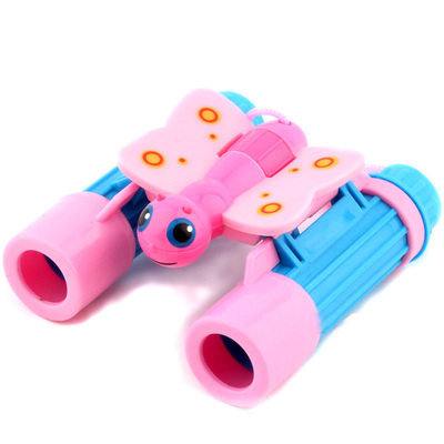 儿童户外运动玩具卡通蝴蝶望远镜 放大镜探索益智玩具4-6岁批发