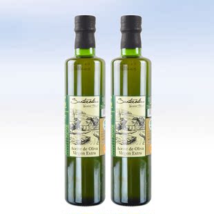 尚特 西班牙特级初榨橄榄油500ml*2瓶 原装进口橄榄油 食用