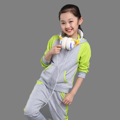 童装女童春秋装套装2015新款女儿童装运动套装女孩韩版两件套服潮