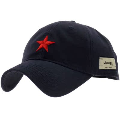 独特 高品质全棉 刘烨同款五角星男式棒球帽 遮阳帽户外休闲帽子
