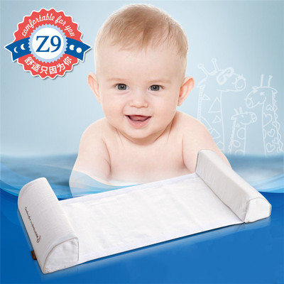 Z9 0-5岁婴儿宝宝防侧翻加长枕小孩定型透气可水洗枕