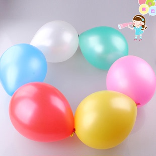 仿美加厚尾巴针尾气球6寸10寸12寸生日聚会婚礼装饰儿童玩具连接