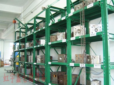 重型仓储货架抽出式模具架半开式模具架工厂库房抽屉式模具货架