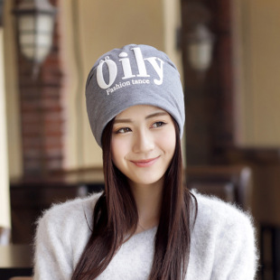 2015秋冬新款双层加厚女士套头帽 女士韩版保暖堆堆帽子 包头帽