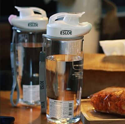 韩国水杯塑料杯子创意水杯便携水瓶随手杯分享杯太空杯运动水杯壶