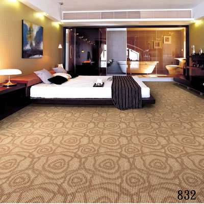 高档圈绒提花地毯 宾馆/酒店客房/家居卧室 满铺地毯定制地毯批发
