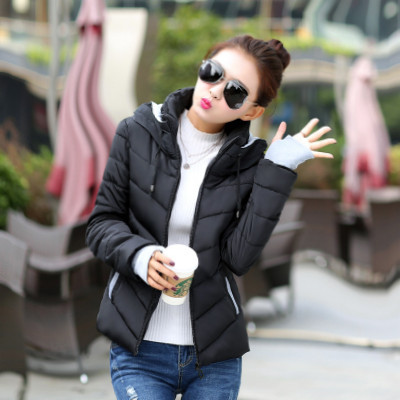 羽绒服女2015韩版冬季新款女装短款修身保暖棉袄瘦身连帽棉衣外套