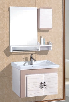 新款浴柜 pvc浴室柜组合挂墙式小户型镜柜洗脸盆洗手盆卫浴柜批发