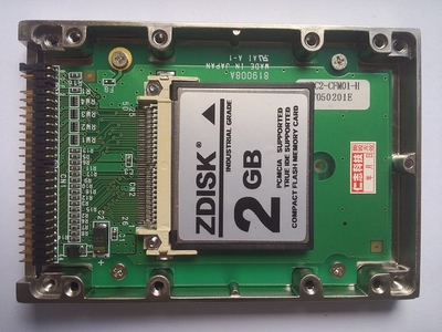 ZDISK原装全新2G CF卡金属固态硬盘电子硬盘44针IDE电脑工控机用