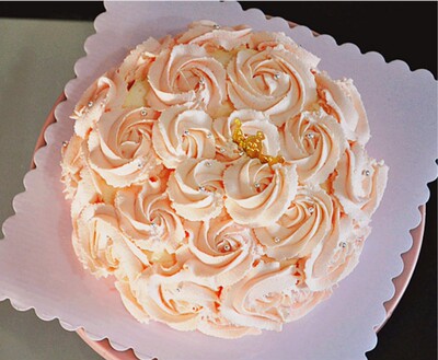 大余生日蛋糕定制 一一家动物奶油浪漫玫瑰主题蛋糕 无任何添加剂
