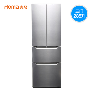 Homa/奥马 BCD-285K 285L 电脑温控法式多门家用冰箱