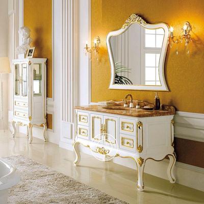 科勒欧式浴室柜镜柜台面盆柜洗漱台红橡木开放漆仿古卫浴柜组合柜