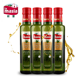 西班牙进口欧蕾特级初榨橄榄油 250ml*4食用/送礼 送精油皂
