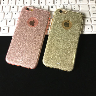 iPhone6plus手机壳苹果6s闪粉奢华4.7全包保护壳5.5硅胶防摔壳潮