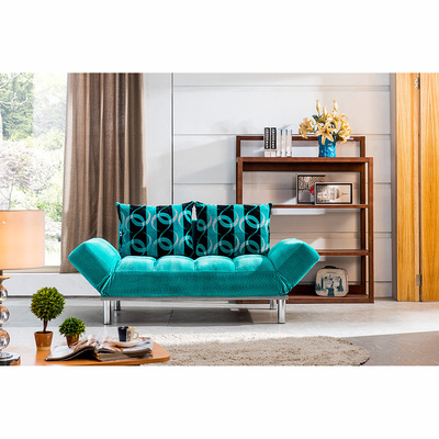 北欧宜家 沙发床 客厅小户型沙发 多色可选 扶手可折叠 正品出口