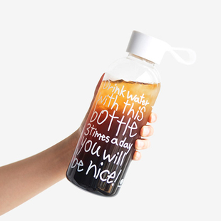 韩国EcoBridge创意环保杯Your Bottle透明随手杯随行水杯便携水瓶