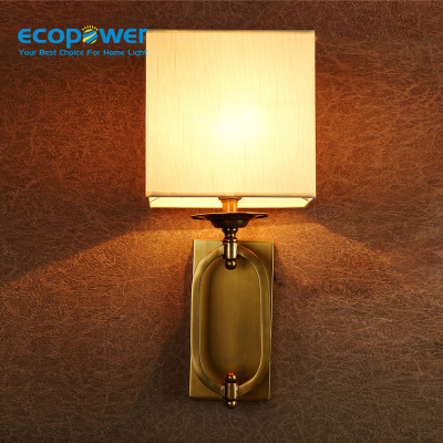 欧式全铜床头灯壁灯客厅灯具卧室灯饰现代铜灯简约中式纯铜壁灯