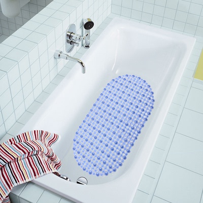 新款无味浴室防滑垫吸盘脚垫卫生间地垫门垫防滑垫子淋浴房塑料垫