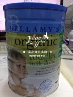 澳洲bellamys有机奶粉三段 贝拉米三段牛奶粉 整箱六罐包邮