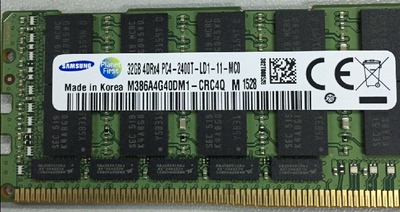 Samsung三星服务器内存 32GB 4Rx4 PC4-2400T M386A4G40DM1-CRC