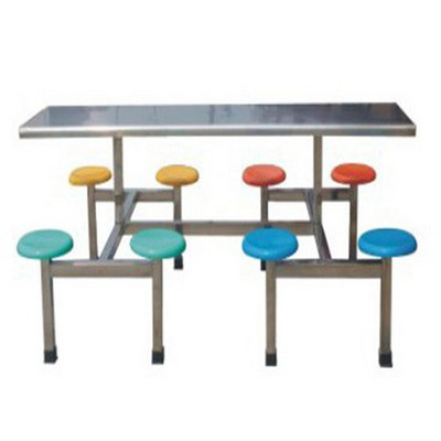 特价简约简易餐桌椅组合4人快餐饭店饭桌家用小户型学校餐桌椅