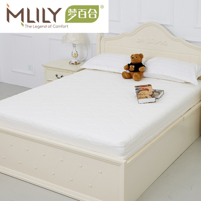 Mlily梦白合心梦床垫 记忆床垫护脊 海绵床垫1.5 1.8米双人加厚