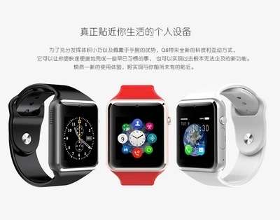 新款智能手表苹果全触屏蓝牙可打电话手表穿戴拍照手环插卡Watch