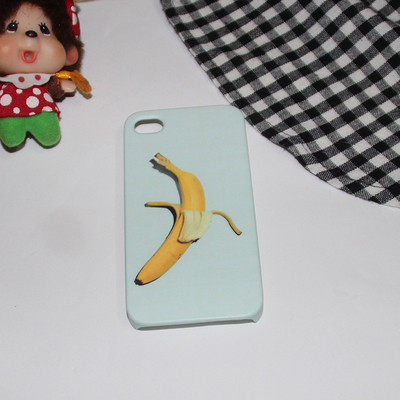 3D立体香蕉iPhone6/plus手机套5s硬壳三星note2小米3红米1魅族MX4