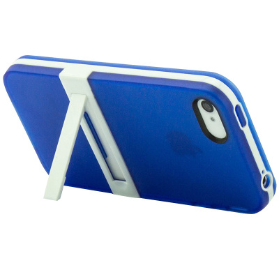 iphone4s手机壳苹果四边框保护套硅胶套超薄4G外壳带支架软壳新款