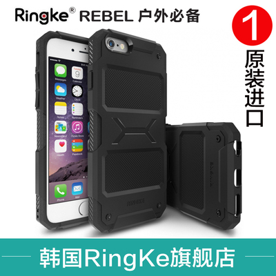 RingKe韩国Rebel苹果6s手机壳iphone6保护套防摔最新款4.7寸户外