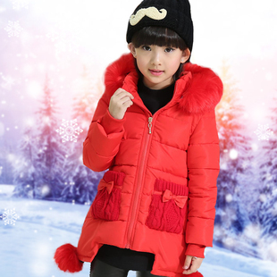 女童冬装中长款中童棉衣内胆韩国儿童小女孩冬季棉服大童棉袄外套