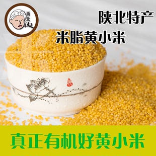 中国贡米陕北特产米脂优质黄小米宝宝月子米可以熬出米油的米500g