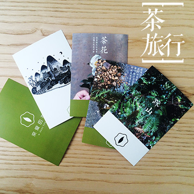 【亲爱的茶】茶旅行系列 明信片 卡片 贺卡 代写明信片 原创图片