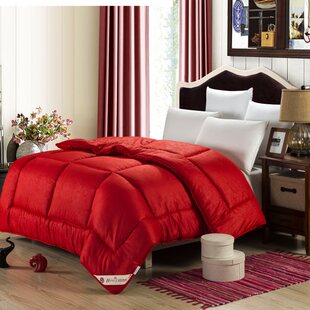 磨毛压花冬被 品质保证 保暖舒适 冬季居家生活最佳床品 -红
