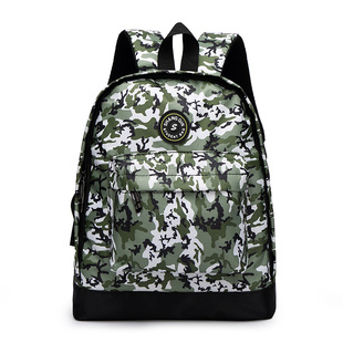 女士包包2015新款双肩包女韩版潮迷彩学院风初中学生书包旅行背包