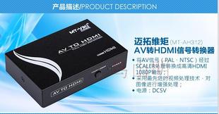 迈拓维矩AV转HDMI 转换器 BNC监控Q9 CVBS转HDMI RCA转HDMI 1080P