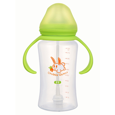 丘比兔进口新生儿宽口径pp婴儿奶瓶宝宝奶瓶婴儿防胀气奶瓶