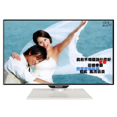 哈呢hani彩电LE2208 22英寸LED高清液晶电视机显示器两用包邮特价