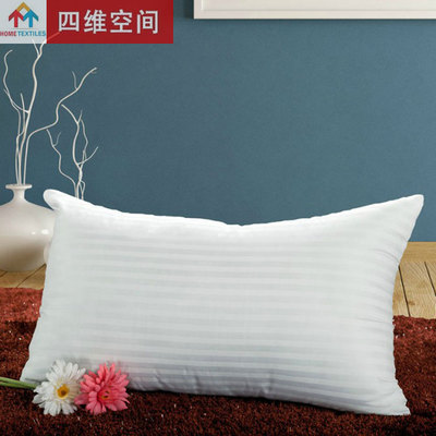 四维空间家纺单人枕头长方形交织棉酒店专用棉布枕护颈枕床上用品
