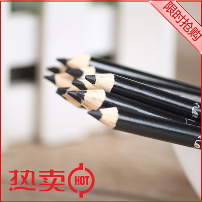 新款韩国时尚完美眼线笔木质防水好画持久不晕染不脱妆木头铅笔型