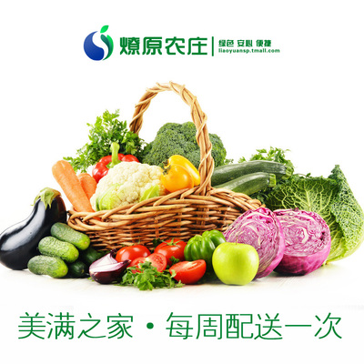 【燎原特惠月度宅配】五人套餐 绿色无公害 蔬菜 礼盒 每月4次