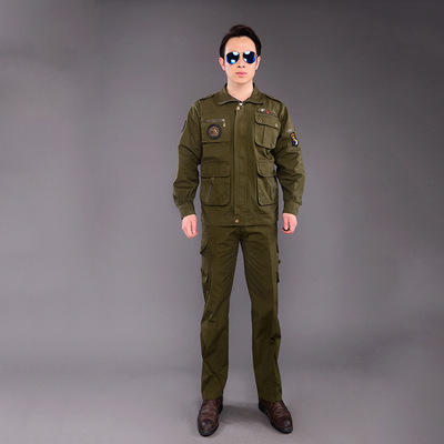 户外101空降师军迷服饰工作迷彩服套装夏装男军绿军装服装作训服