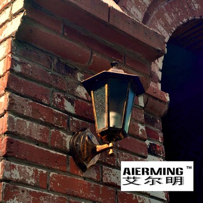 艾尔明 正品欧式壁灯小六角壁灯走廊灯露台灯花园灯墙壁灯门头灯