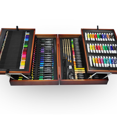 蒙玛特正品文具用品水彩画笔蜡笔工具绘画套装 工具齐全 方便使用